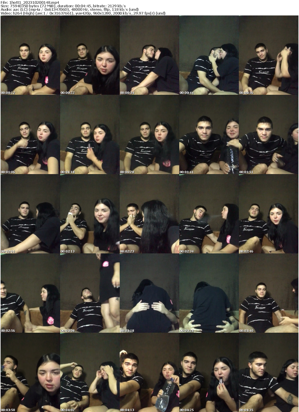 Preview thumb from 1hott1 on 2023-10-20 @ bongacams