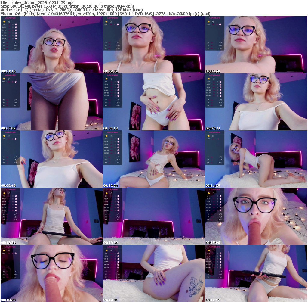 Preview thumb from ashley_dream on 2023-10-20 @ bongacams