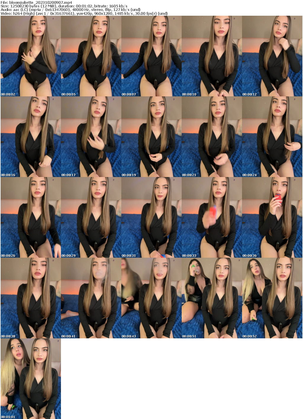 Preview thumb from bloomjuliette on 2023-10-20 @ bongacams