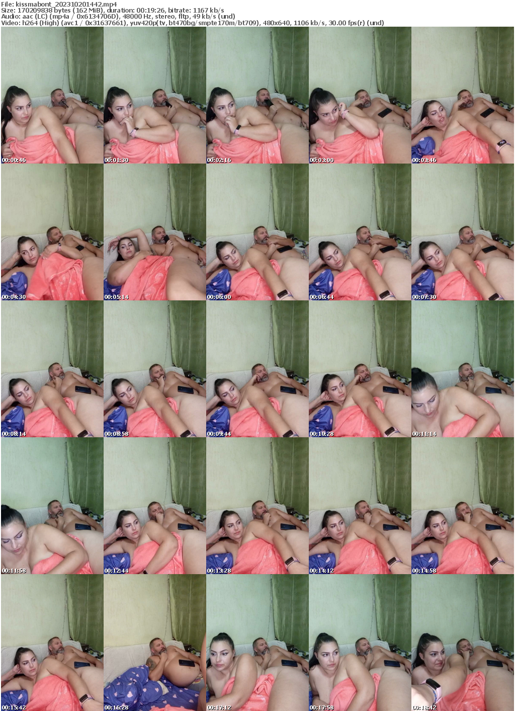 Preview thumb from kissmabont on 2023-10-20 @ bongacams