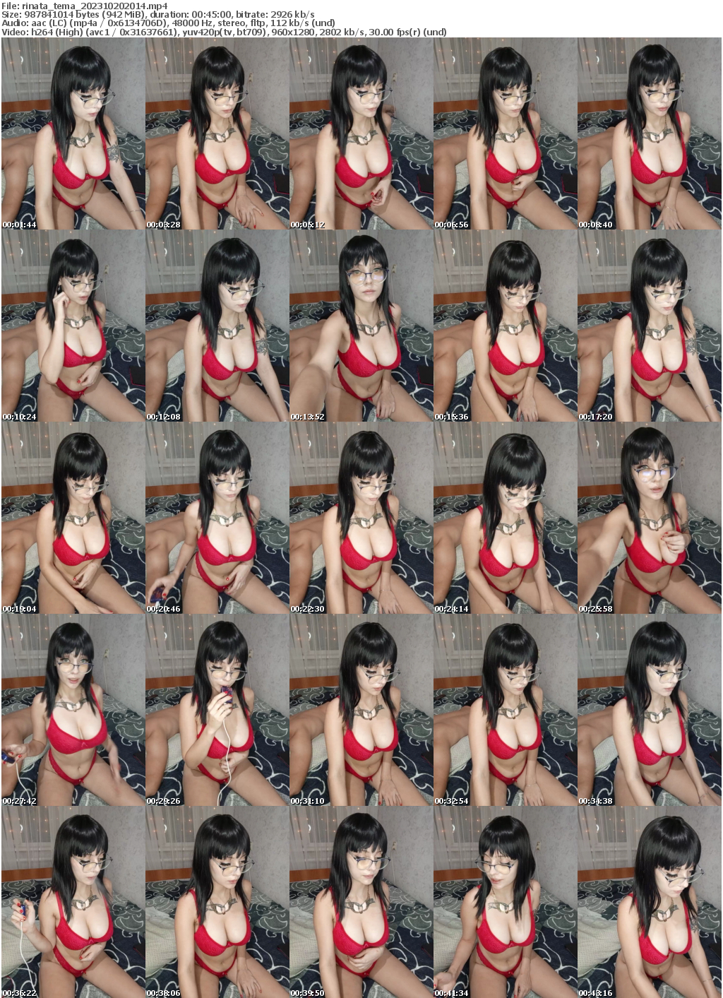 Preview thumb from rinata_tema on 2023-10-20 @ bongacams