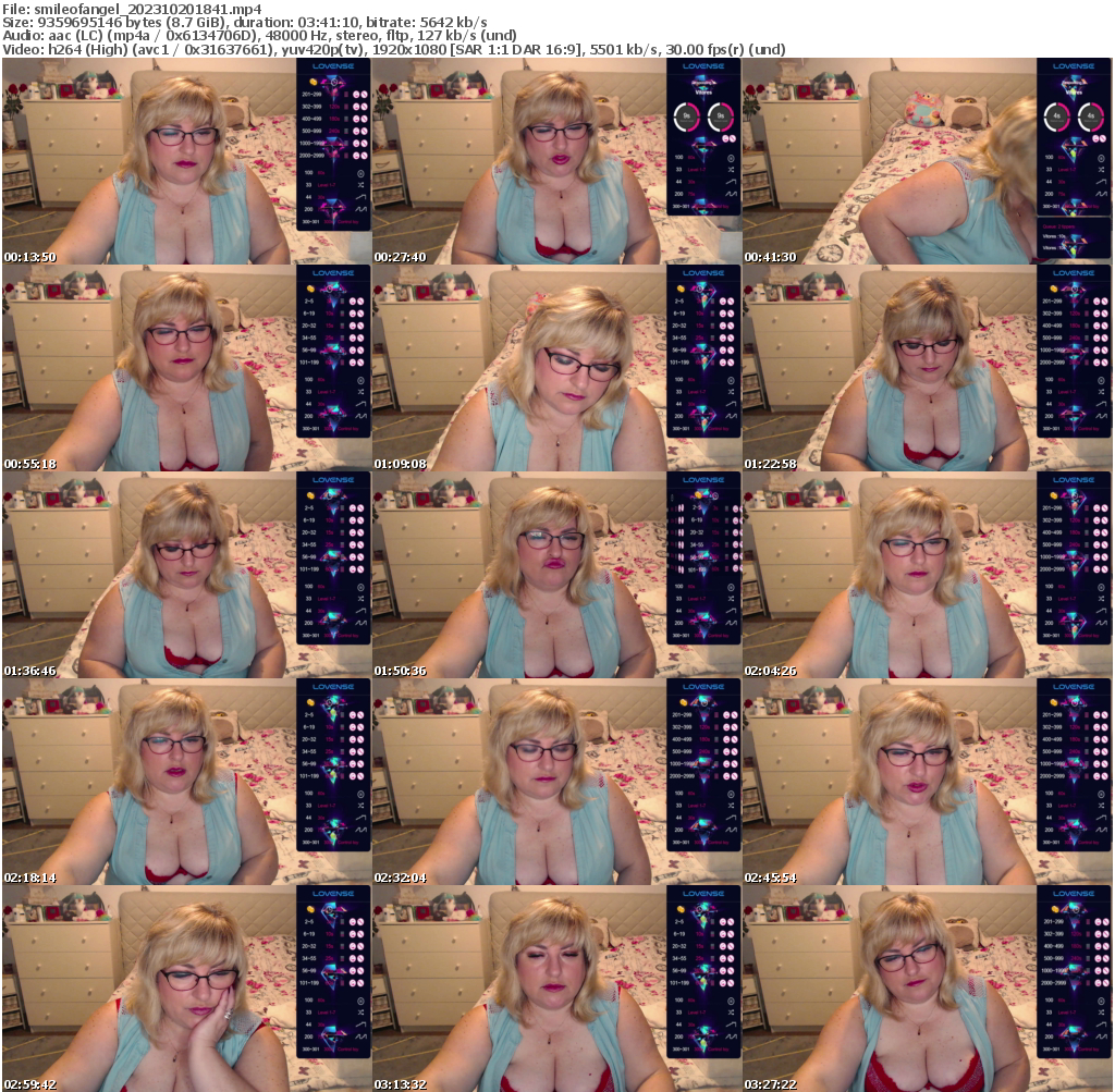 Preview thumb from smileofangel on 2023-10-20 @ bongacams