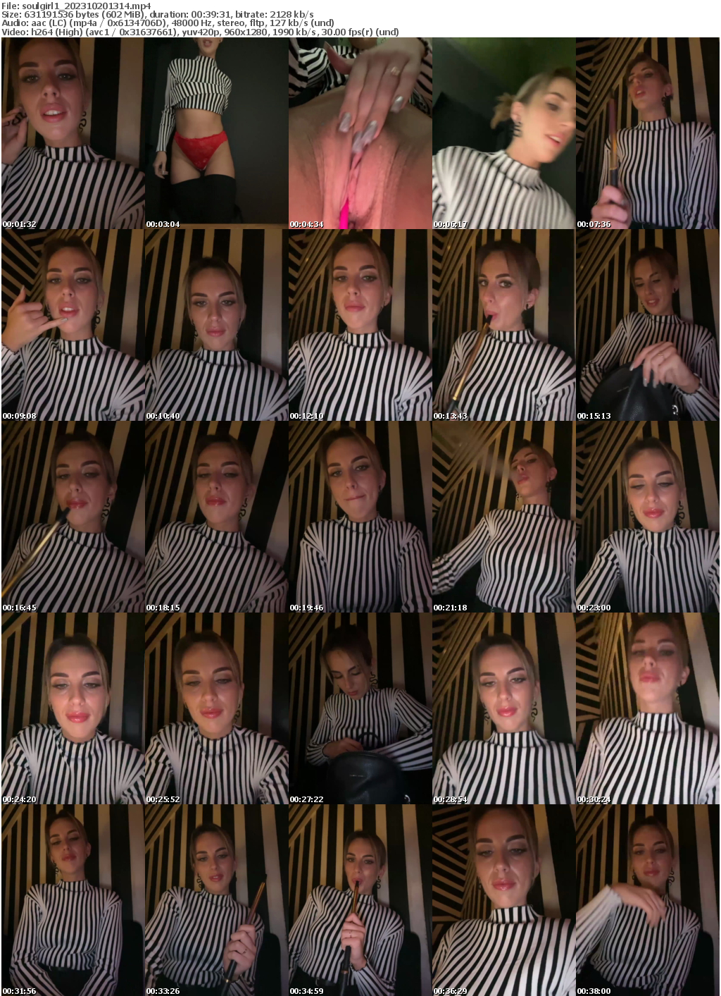 Preview thumb from soulgirl1 on 2023-10-20 @ bongacams