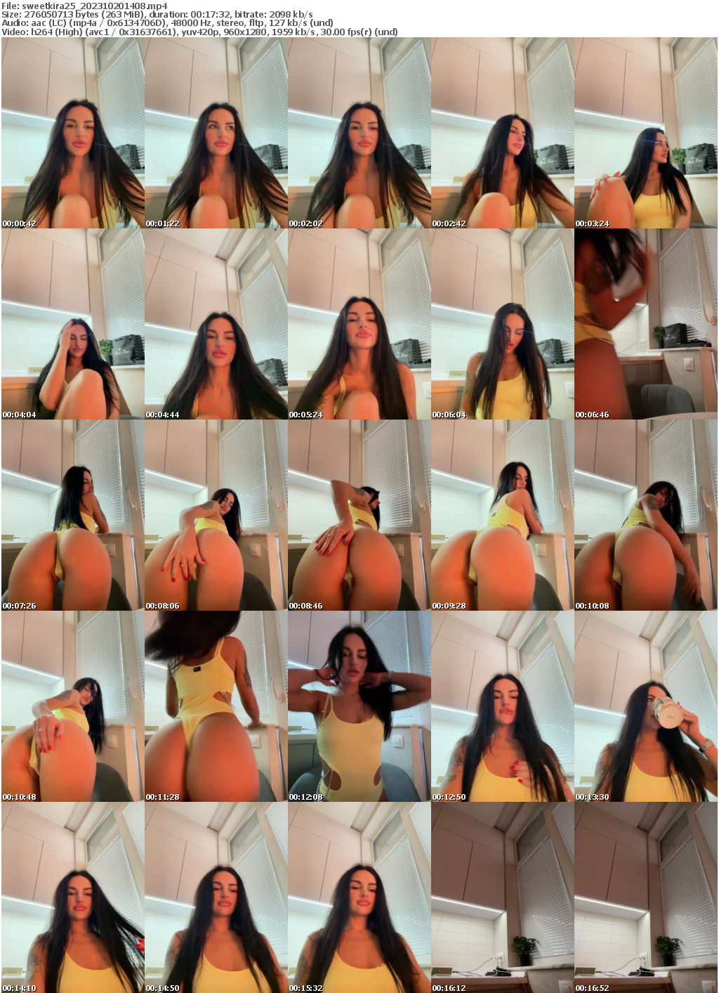 Preview thumb from sweetkira25 on 2023-10-20 @ bongacams