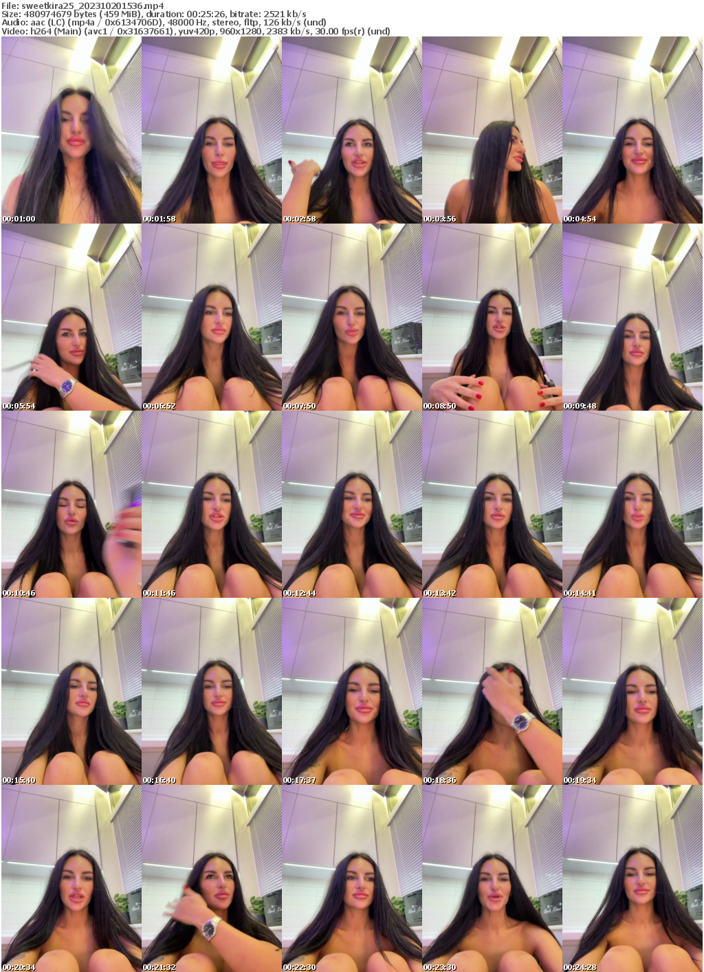 Preview thumb from sweetkira25 on 2023-10-20 @ bongacams