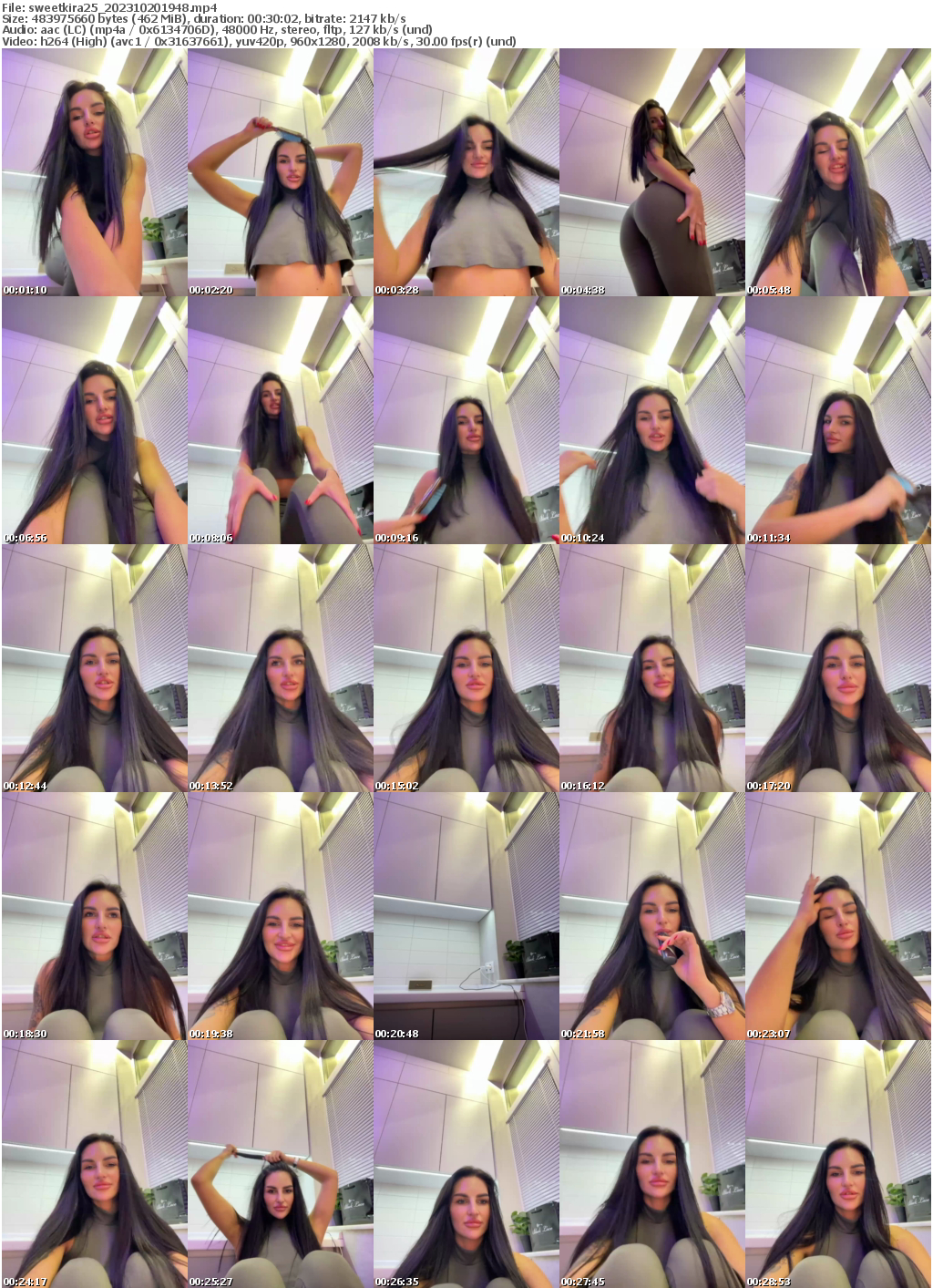 Preview thumb from sweetkira25 on 2023-10-20 @ bongacams