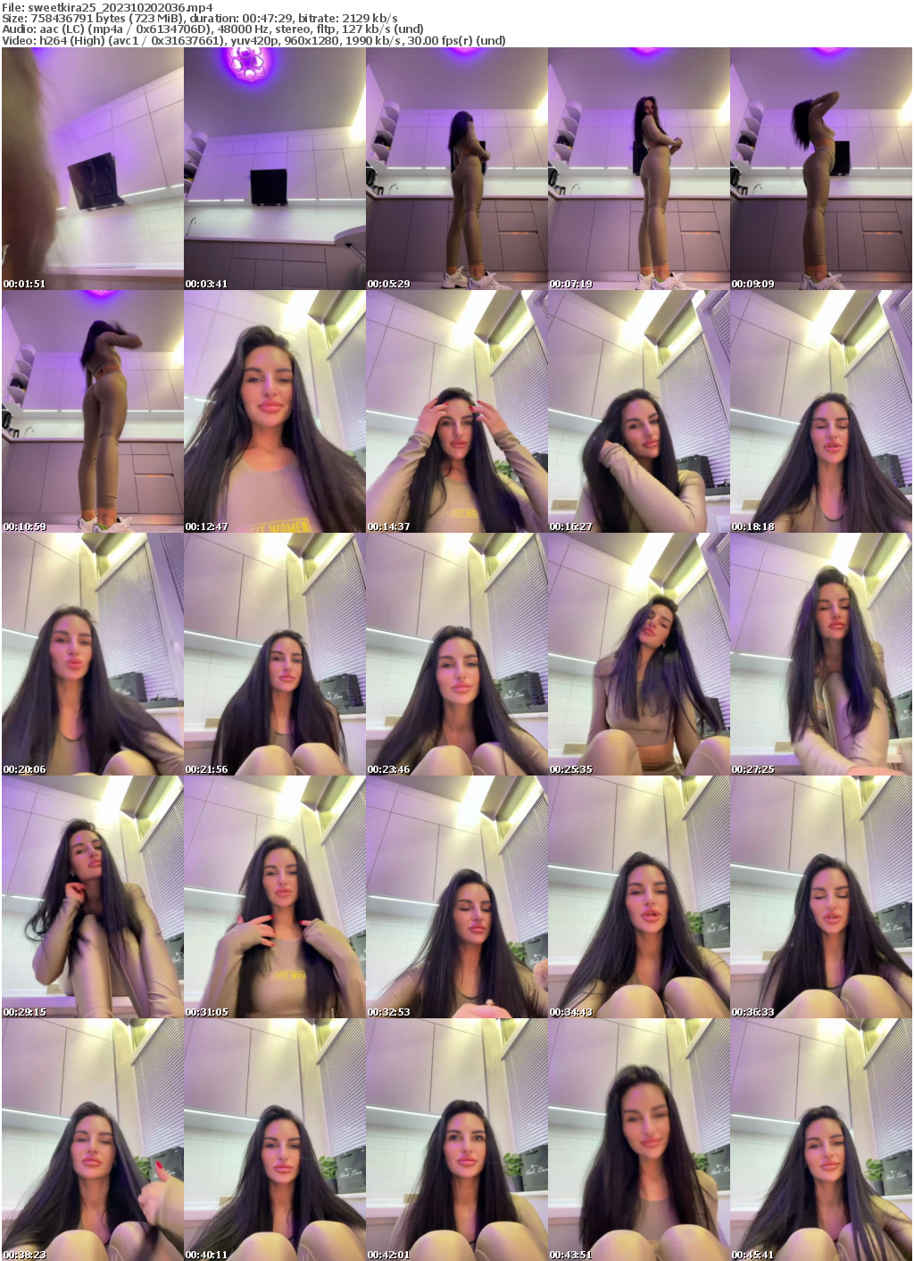 Preview thumb from sweetkira25 on 2023-10-20 @ bongacams