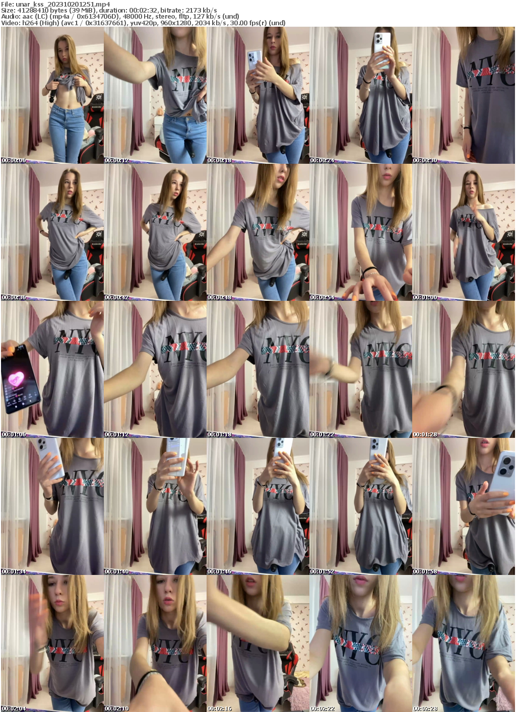 Preview thumb from unar_kss on 2023-10-20 @ bongacams