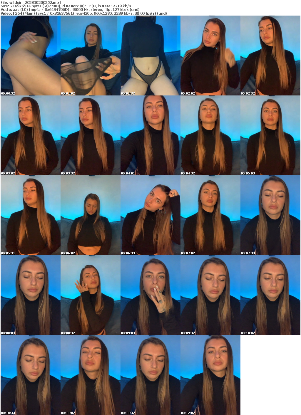 Preview thumb from wildgirl on 2023-10-20 @ bongacams