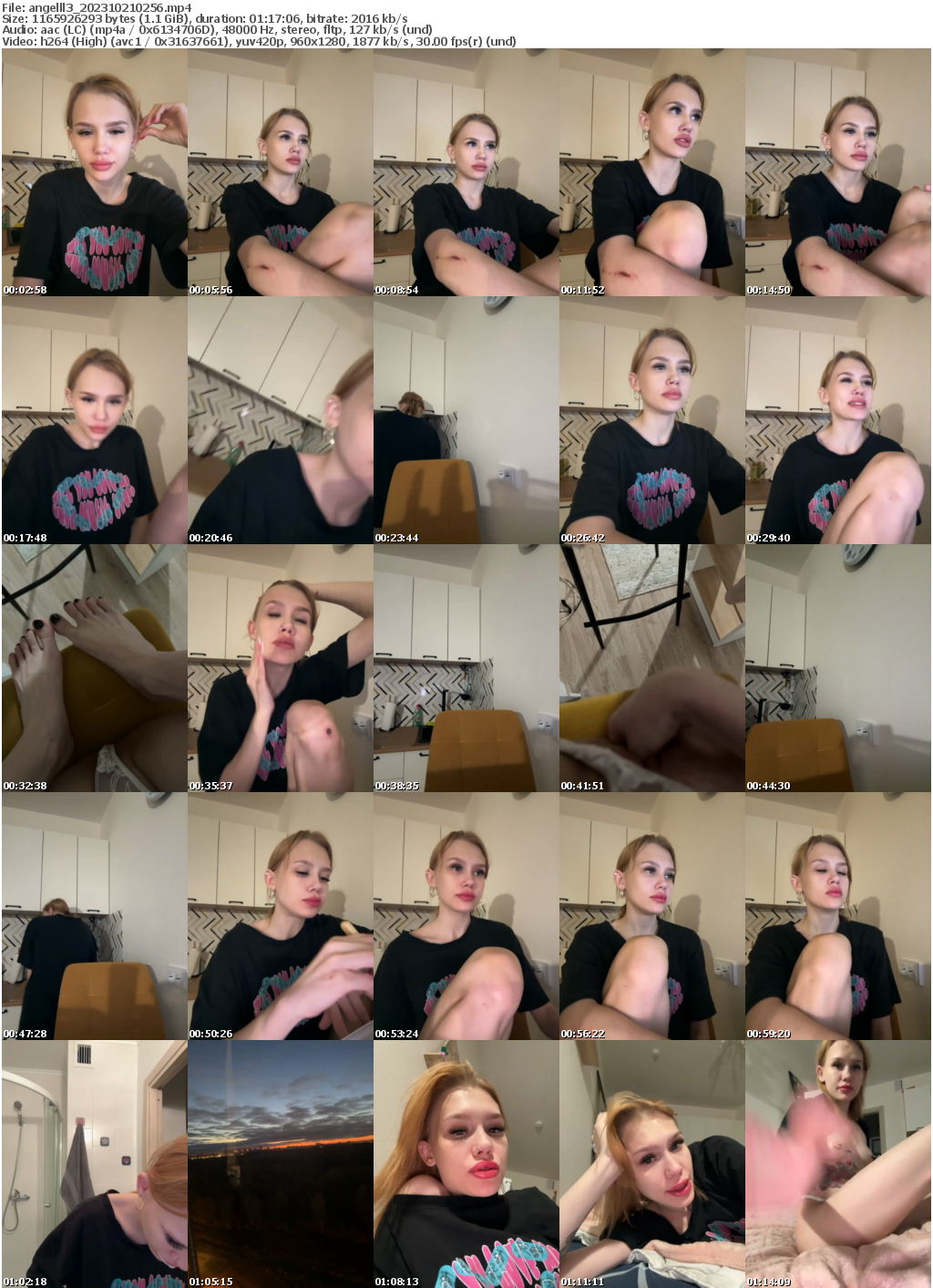 Preview thumb from angelll3 on 2023-10-21 @ bongacams