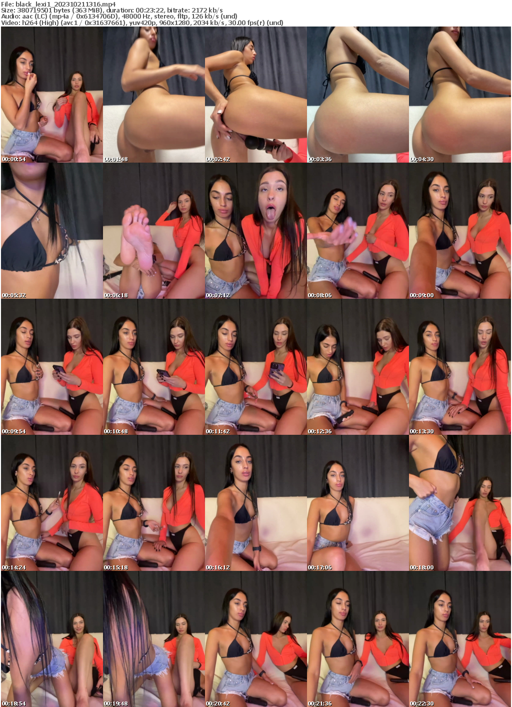 Preview thumb from black_lexi1 on 2023-10-21 @ bongacams