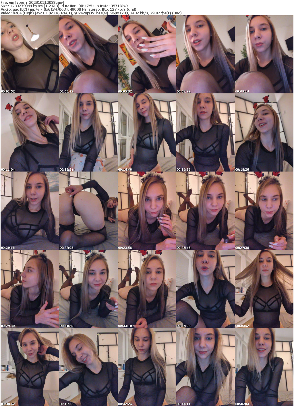 Preview thumb from emilypech on 2023-10-21 @ bongacams