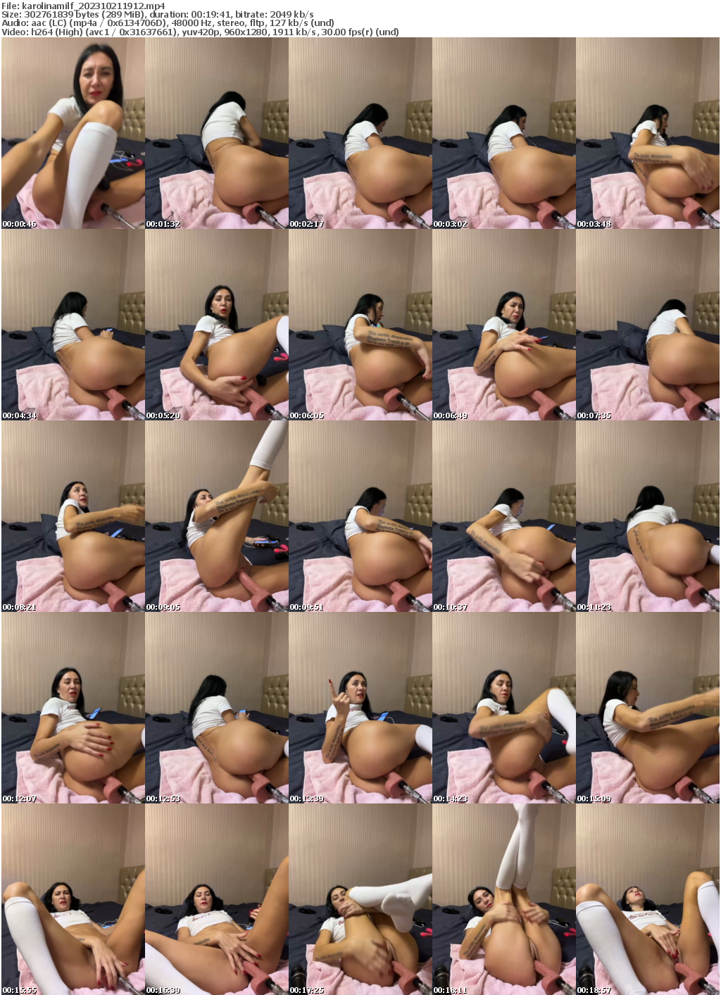 Preview thumb from karolinamilf on 2023-10-21 @ bongacams