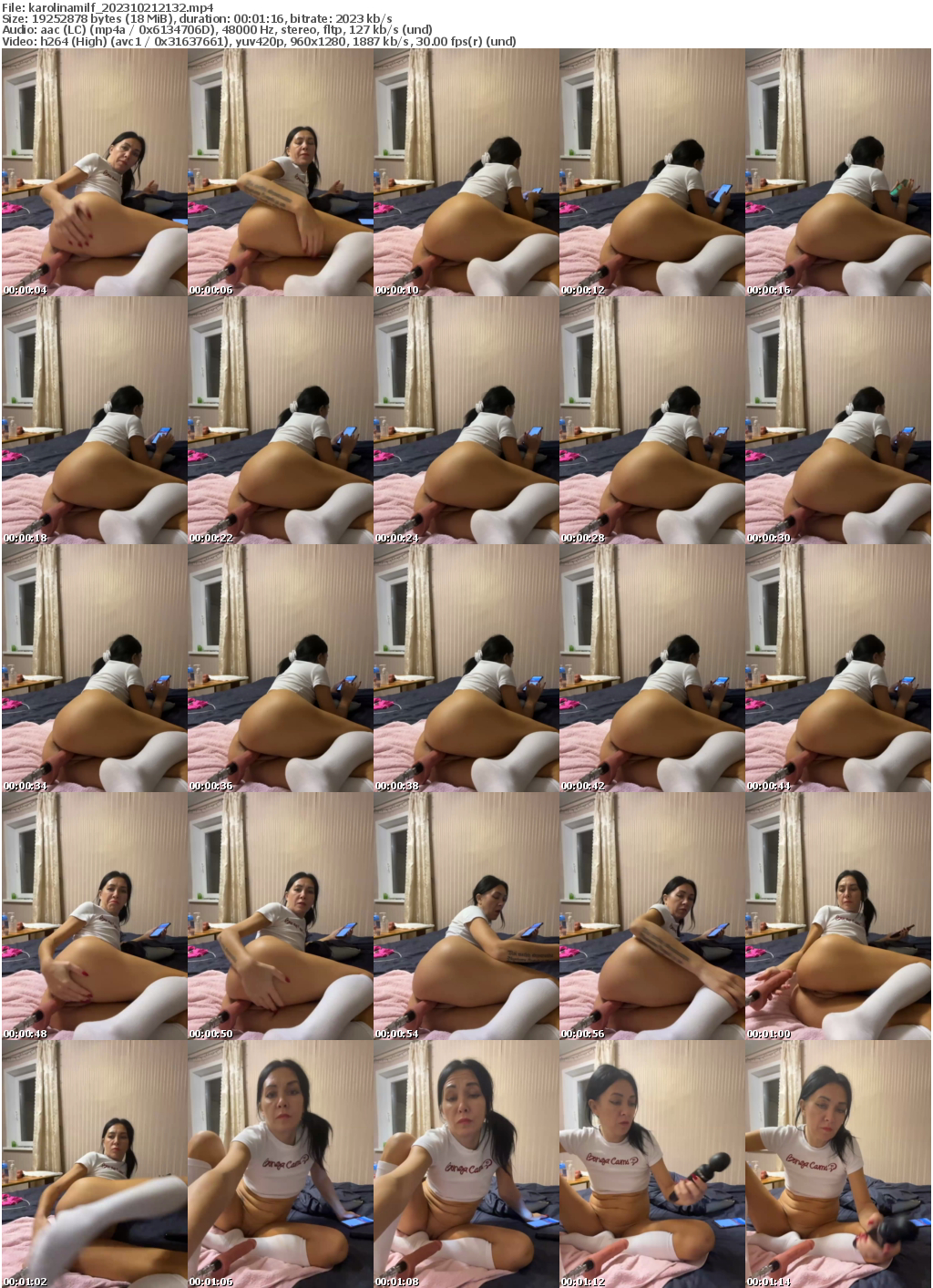 Preview thumb from karolinamilf on 2023-10-21 @ bongacams