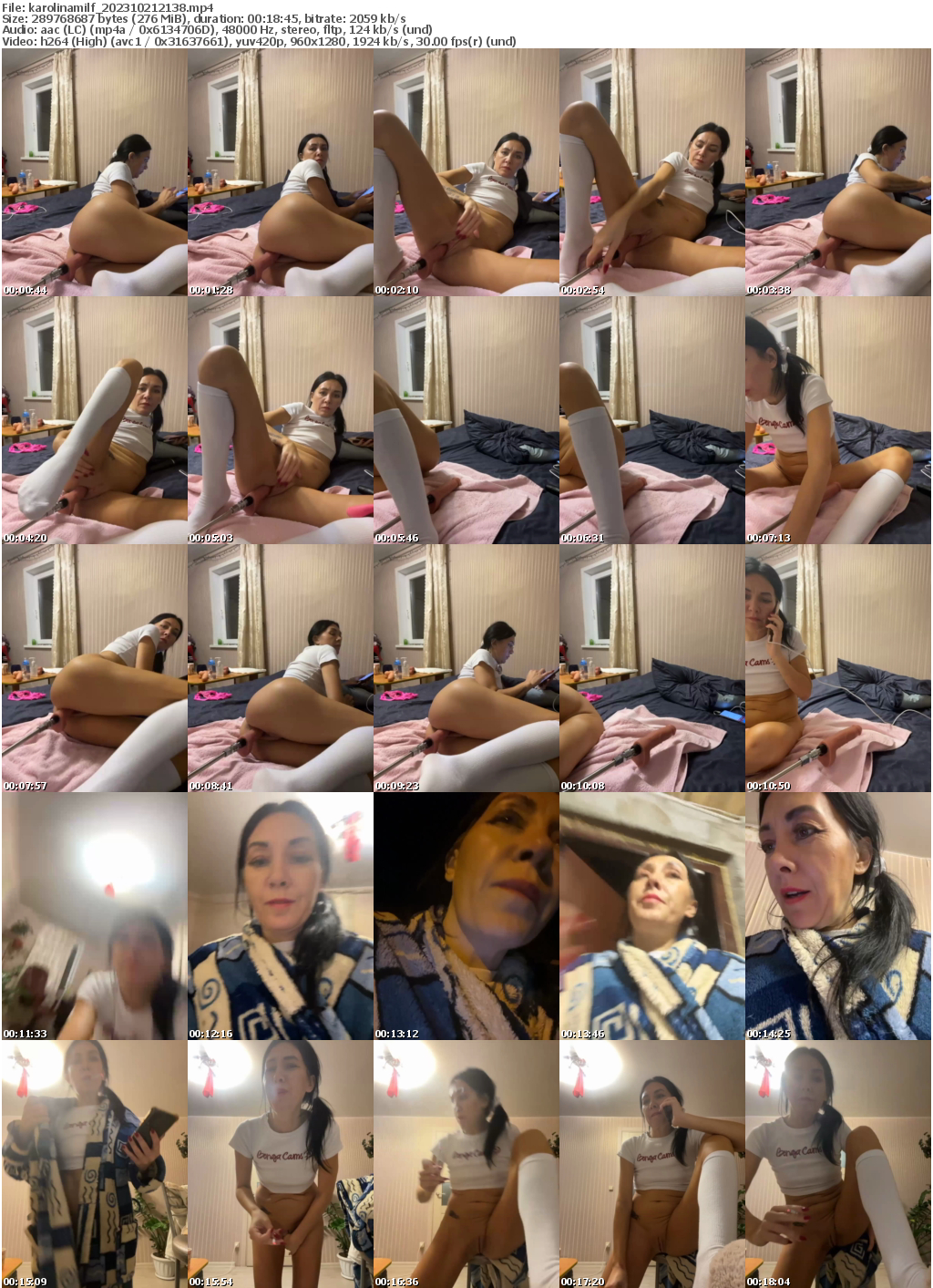 Preview thumb from karolinamilf on 2023-10-21 @ bongacams