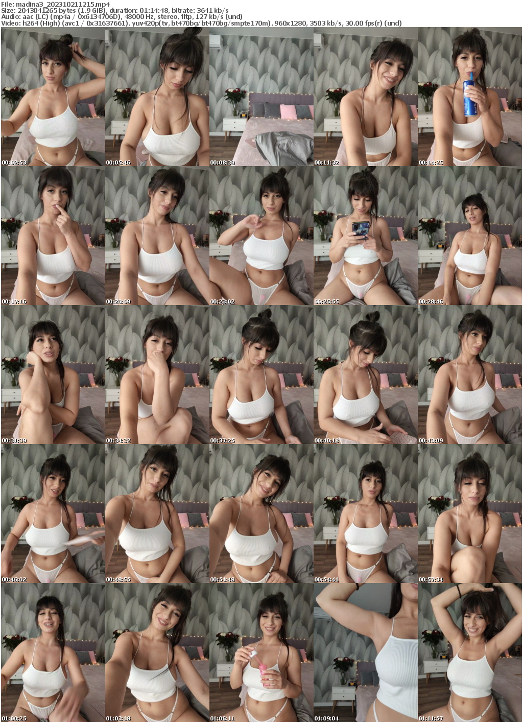 Preview thumb from madina3 on 2023-10-21 @ bongacams