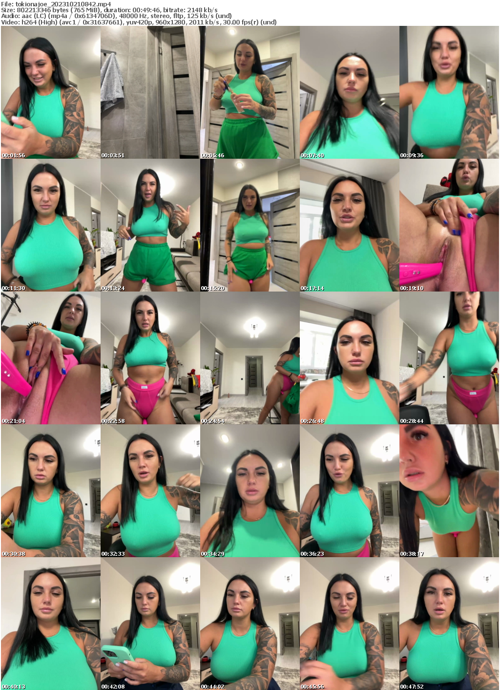 Preview thumb from tokionajoe on 2023-10-21 @ bongacams