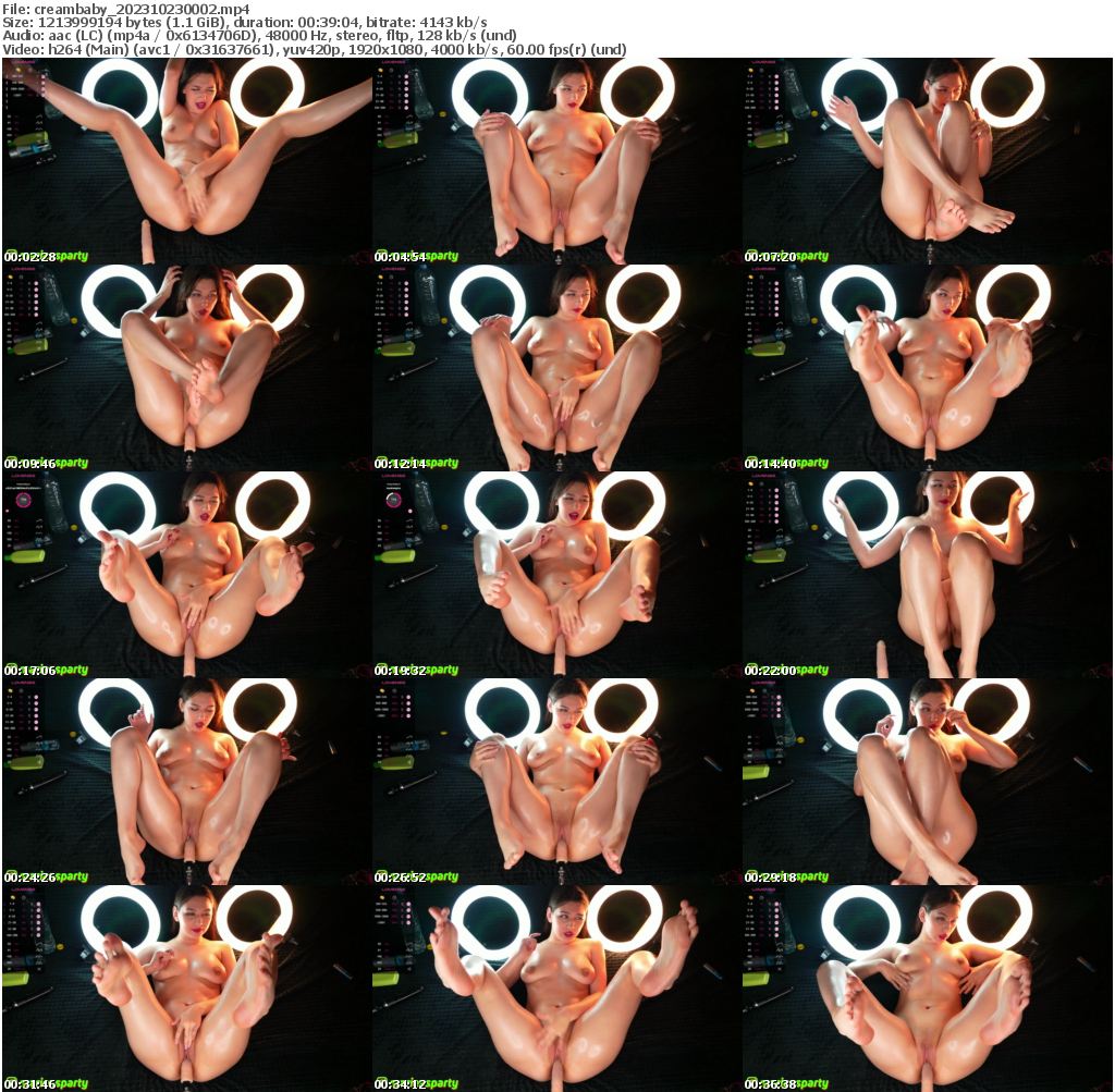 Preview thumb from creambaby on 2023-10-23 @ bongacams