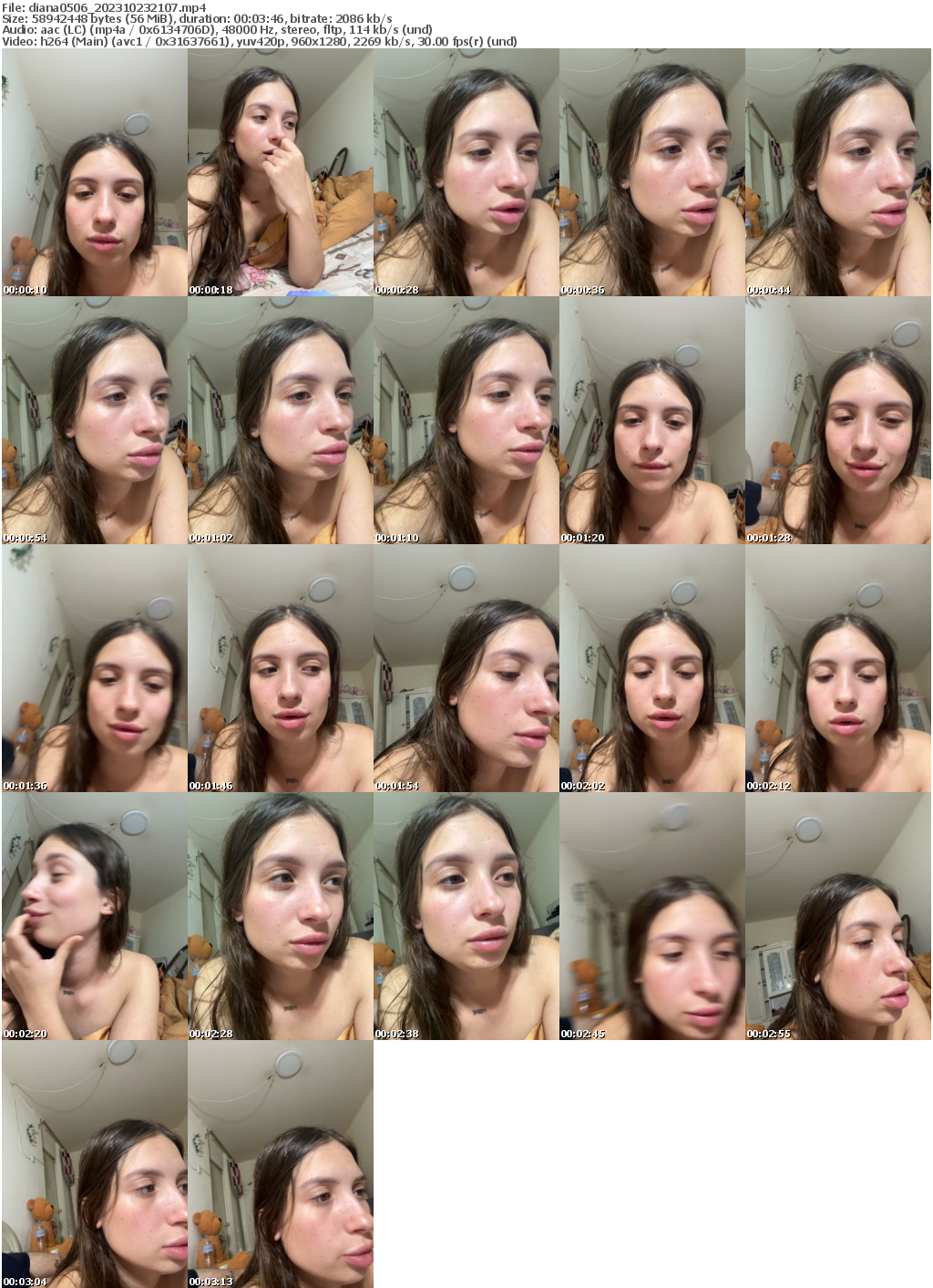 Preview thumb from diana0506 on 2023-10-23 @ bongacams