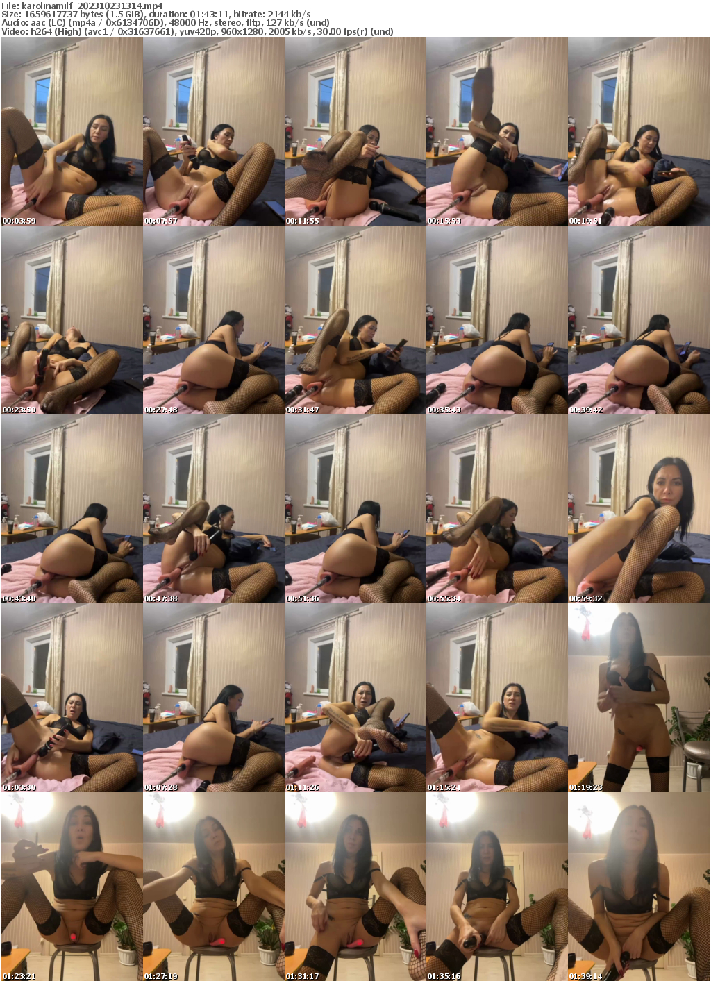 Preview thumb from karolinamilf on 2023-10-23 @ bongacams