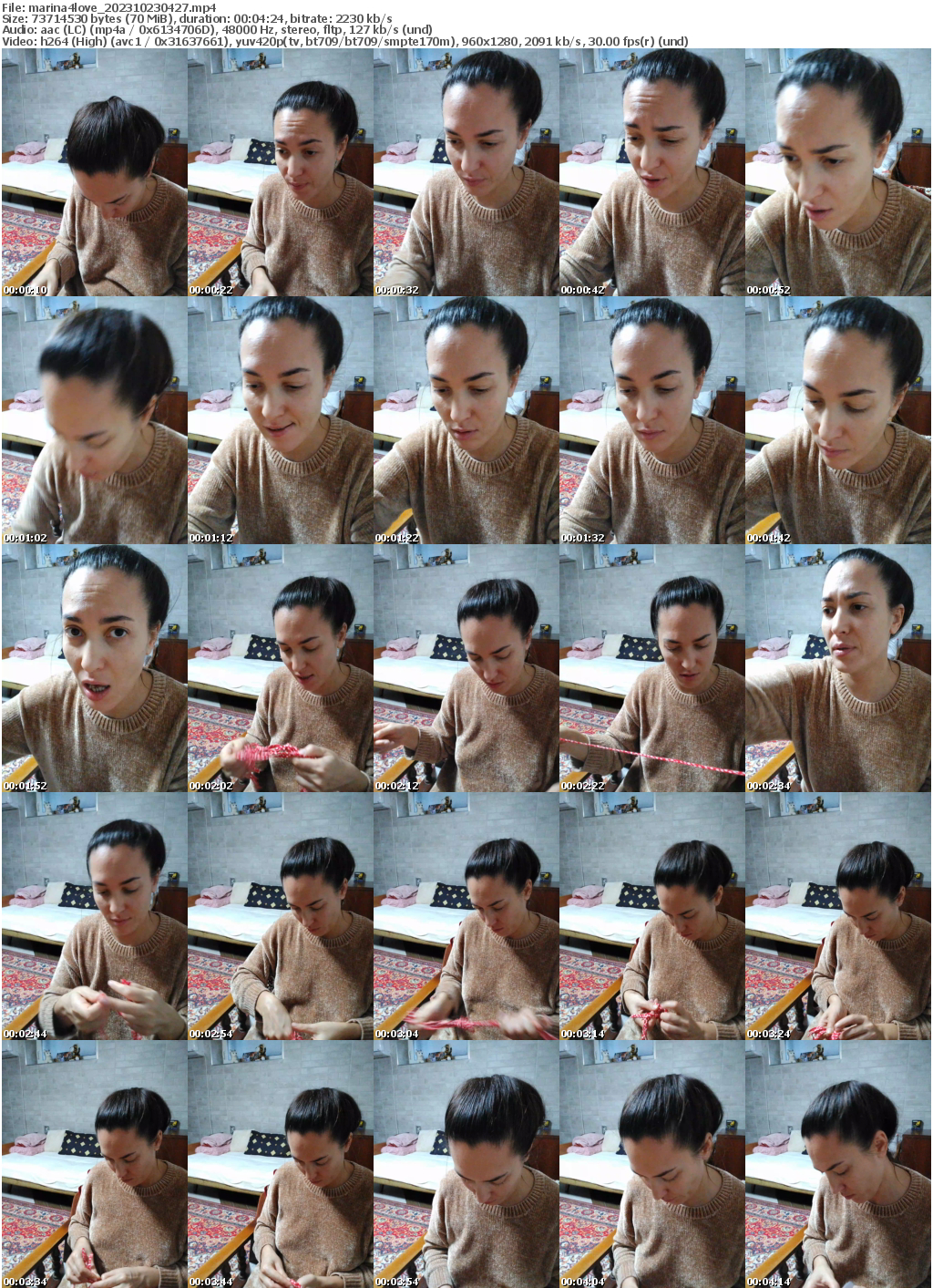 Preview thumb from marina4love on 2023-10-23 @ bongacams