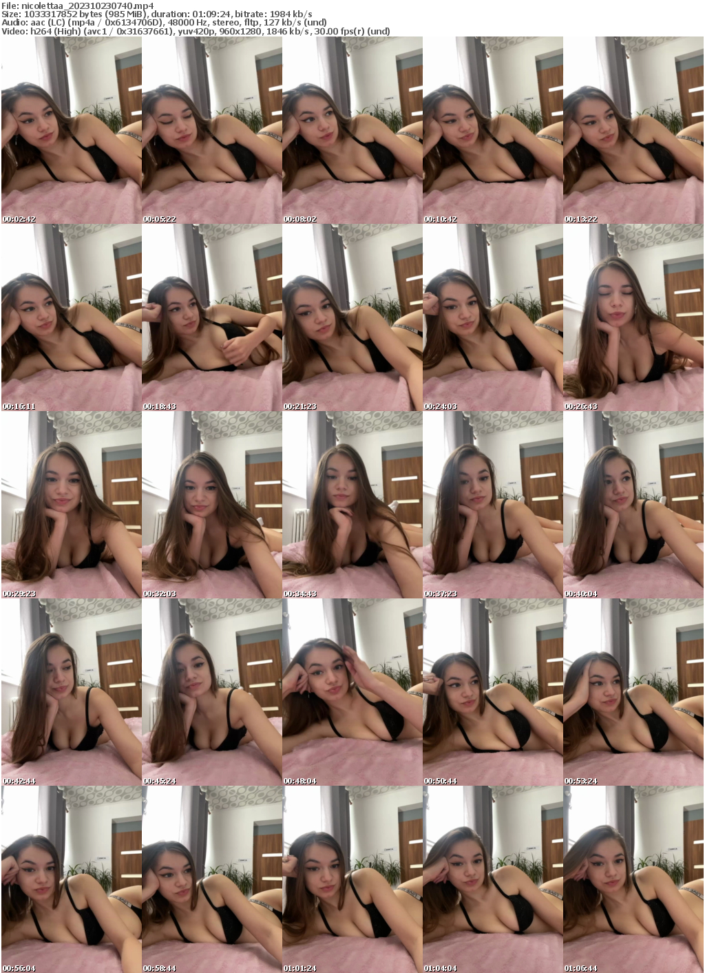 Preview thumb from nicolettaa on 2023-10-23 @ bongacams