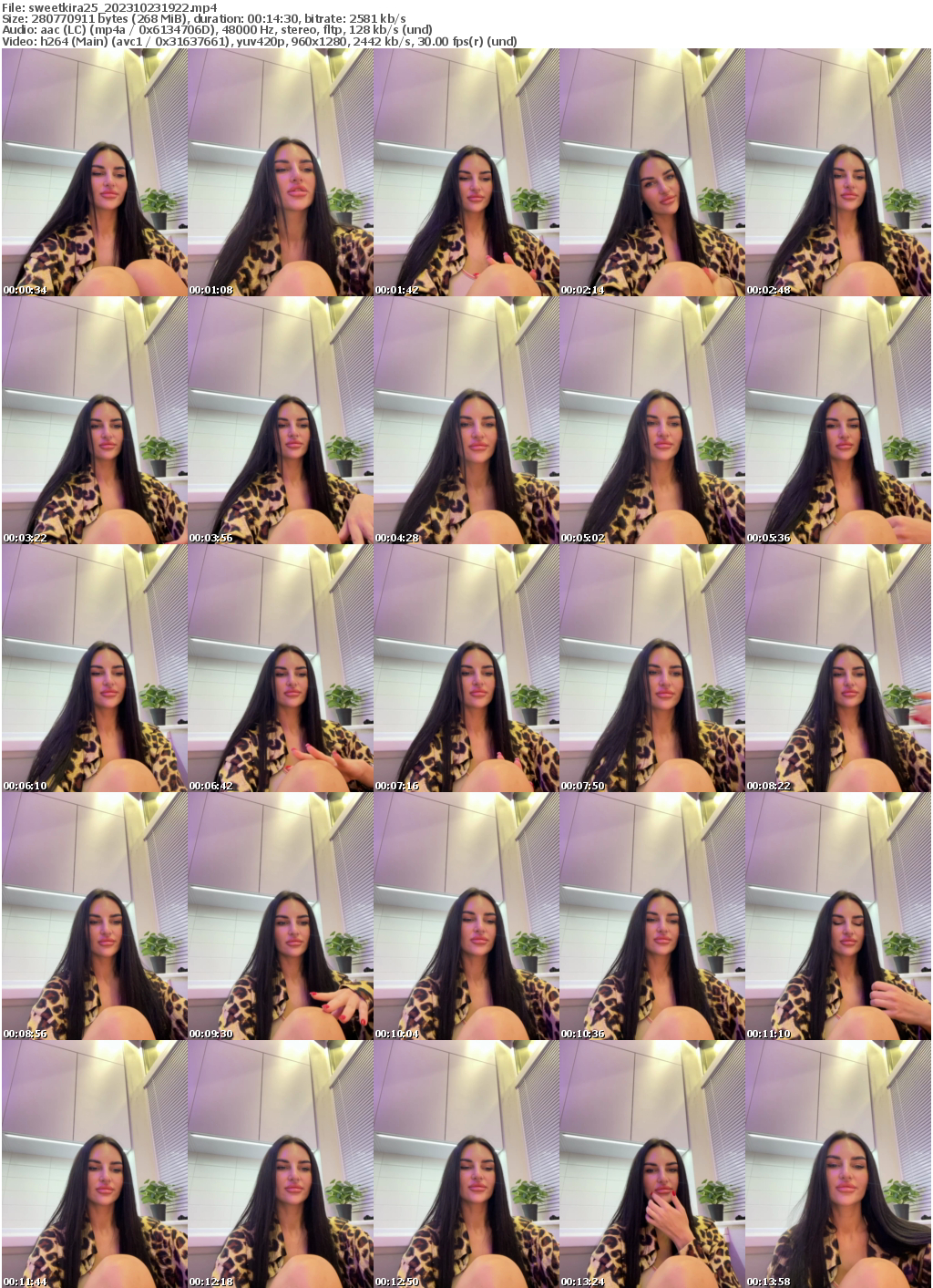 Preview thumb from sweetkira25 on 2023-10-23 @ bongacams