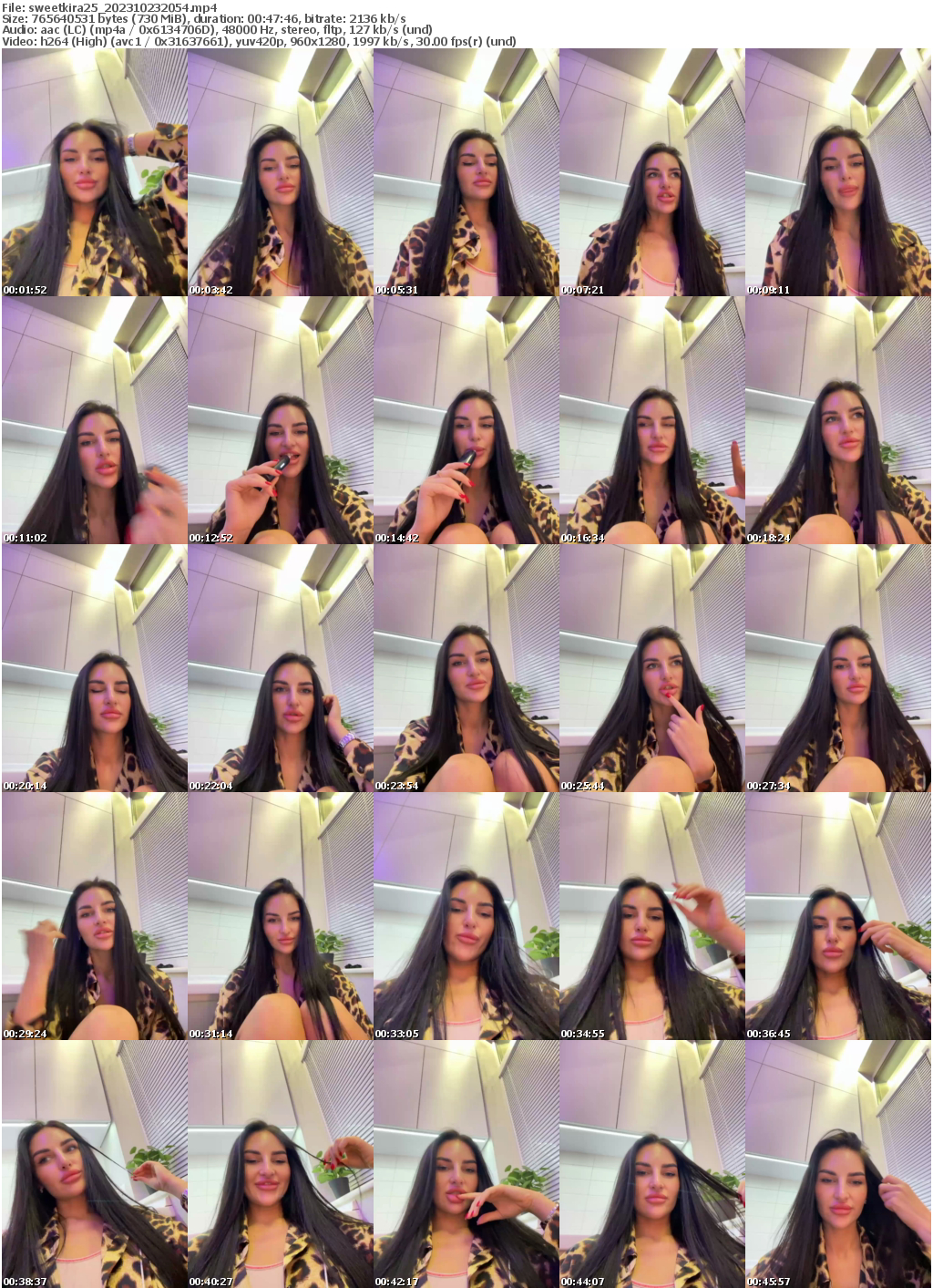 Preview thumb from sweetkira25 on 2023-10-23 @ bongacams