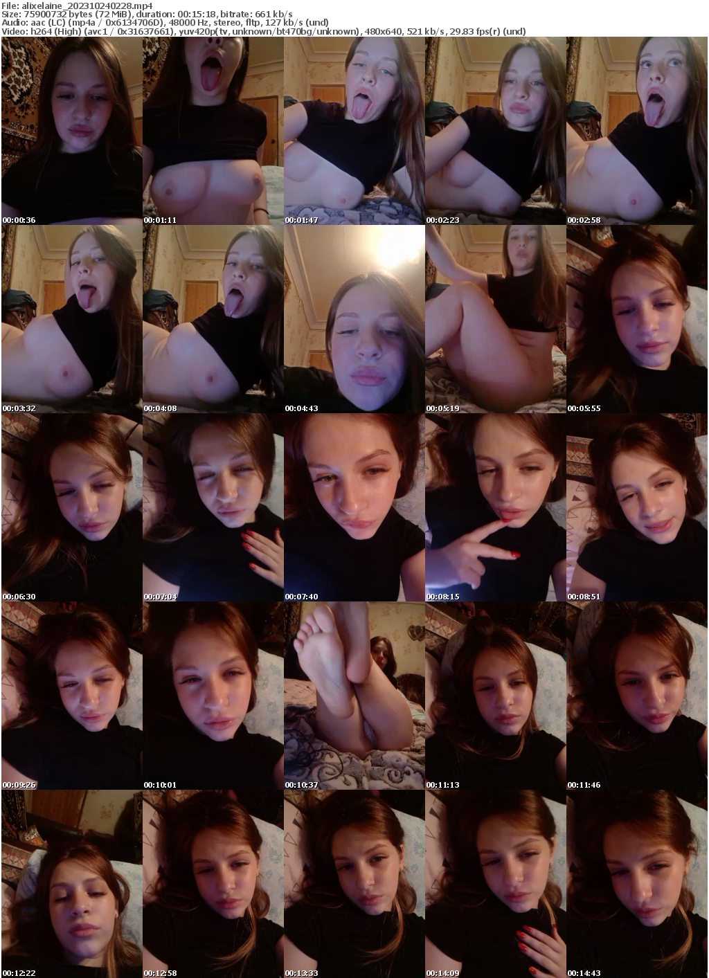 Preview thumb from alixelaine on 2023-10-24 @ bongacams