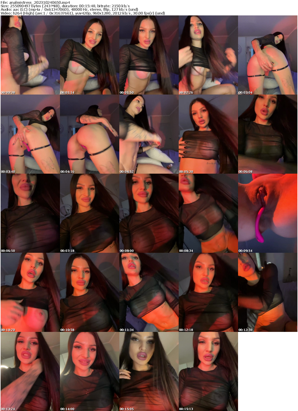 Preview thumb from analmistress on 2023-10-24 @ bongacams