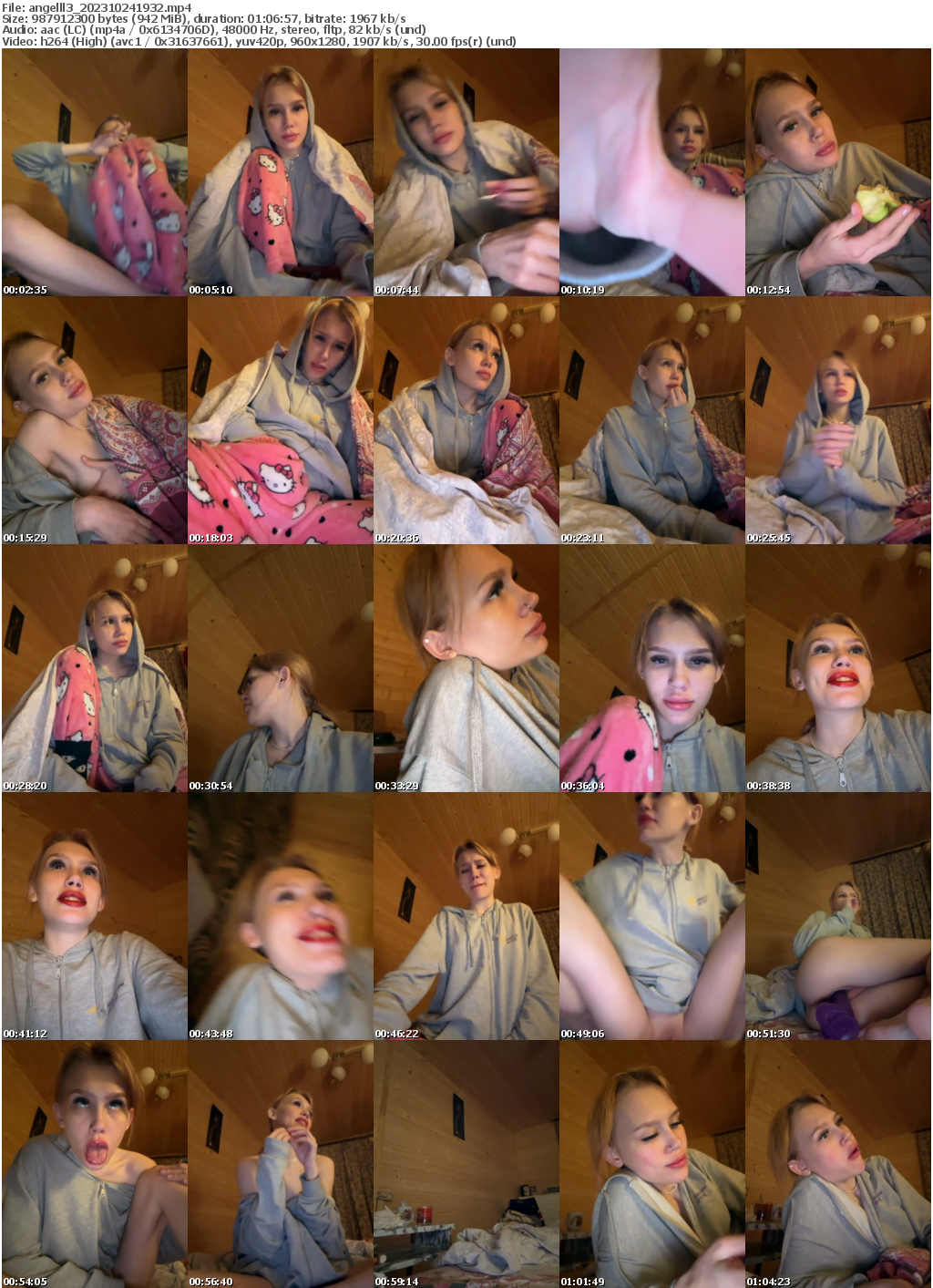 Preview thumb from angelll3 on 2023-10-24 @ bongacams