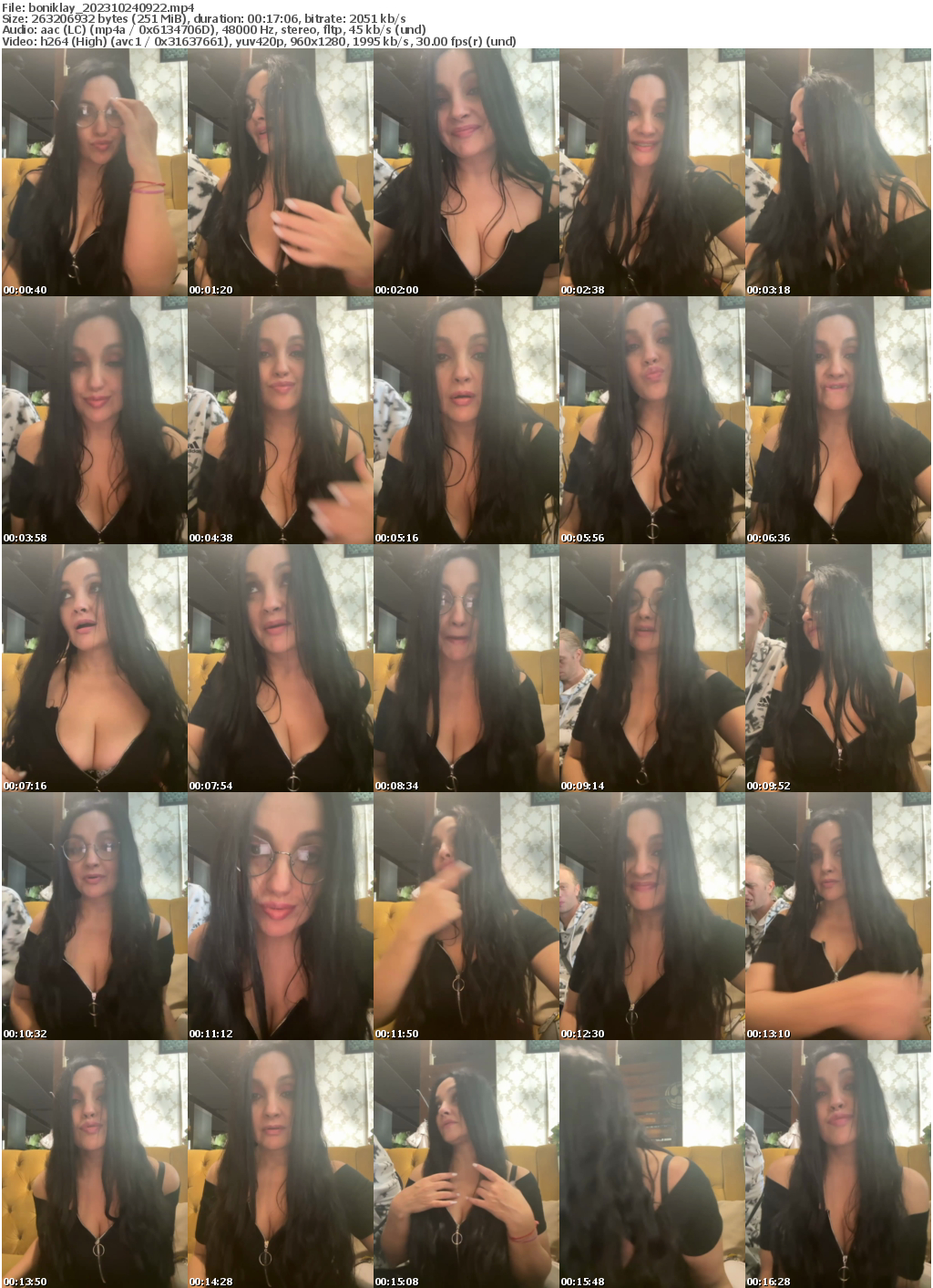 Preview thumb from boniklay on 2023-10-24 @ bongacams