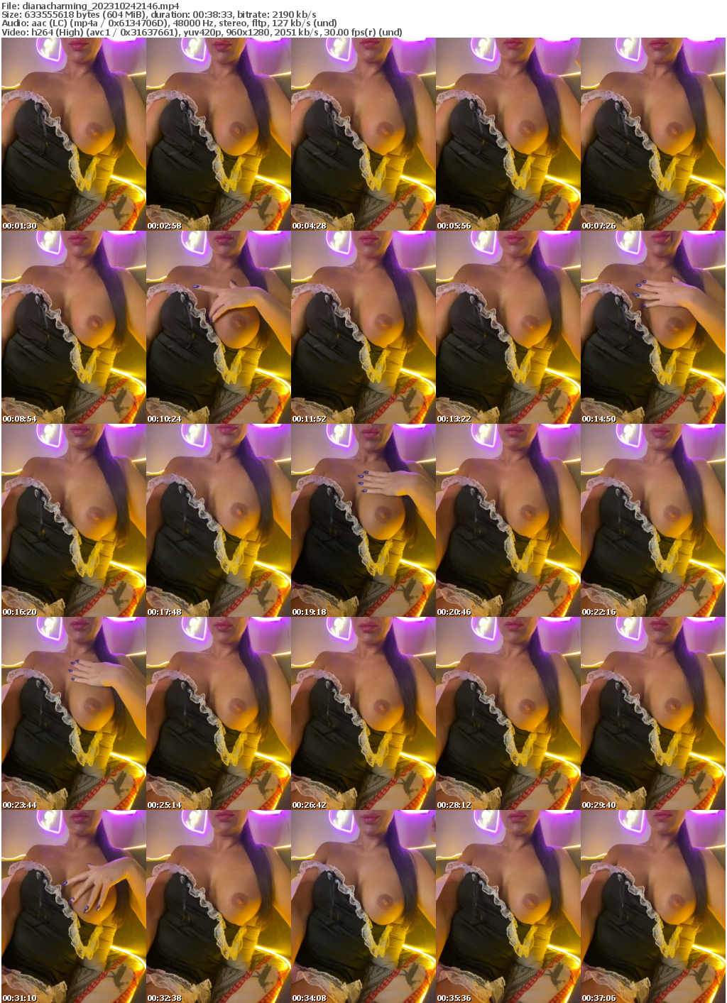 Preview thumb from dianacharming on 2023-10-24 @ bongacams