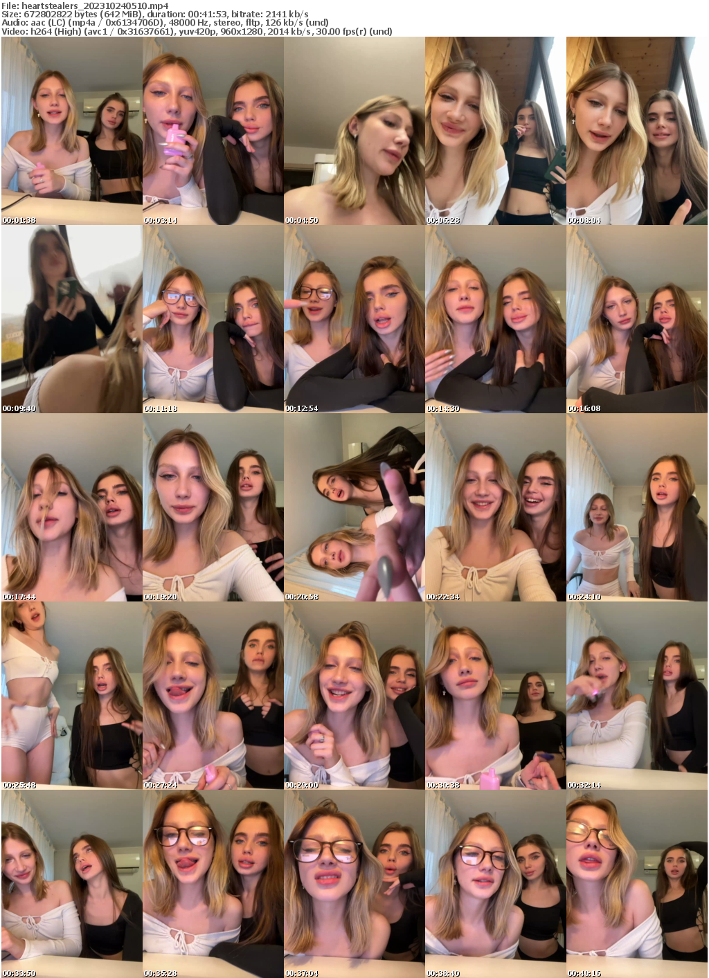 Preview thumb from heartstealers on 2023-10-24 @ bongacams