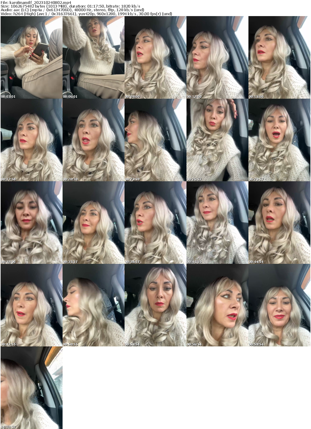 Preview thumb from karolinamilf on 2023-10-24 @ bongacams