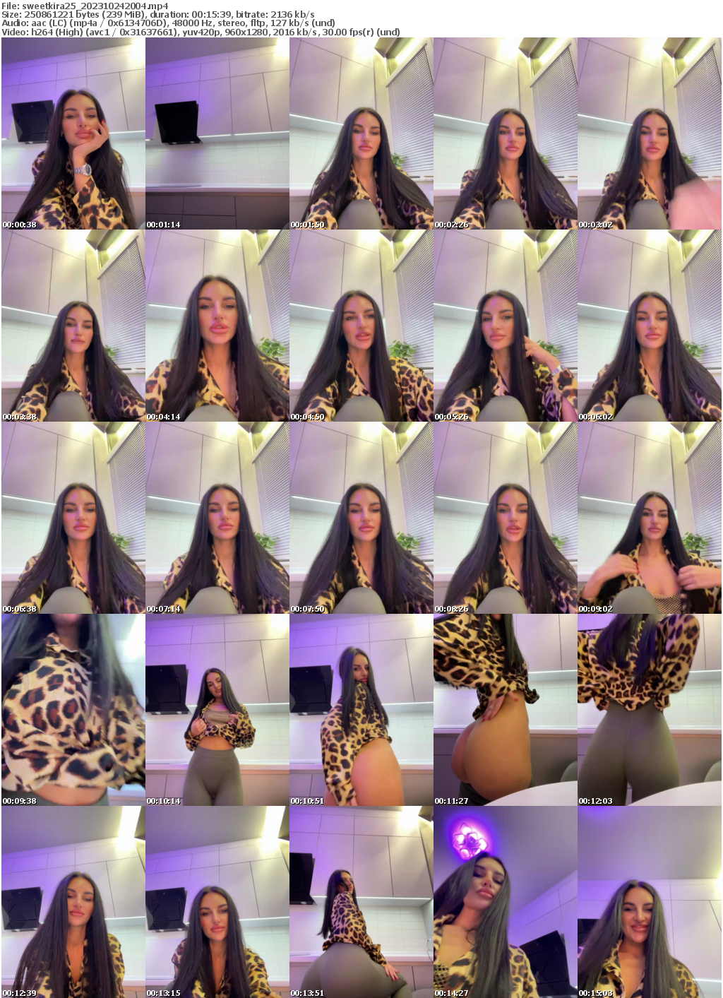 Preview thumb from sweetkira25 on 2023-10-24 @ bongacams