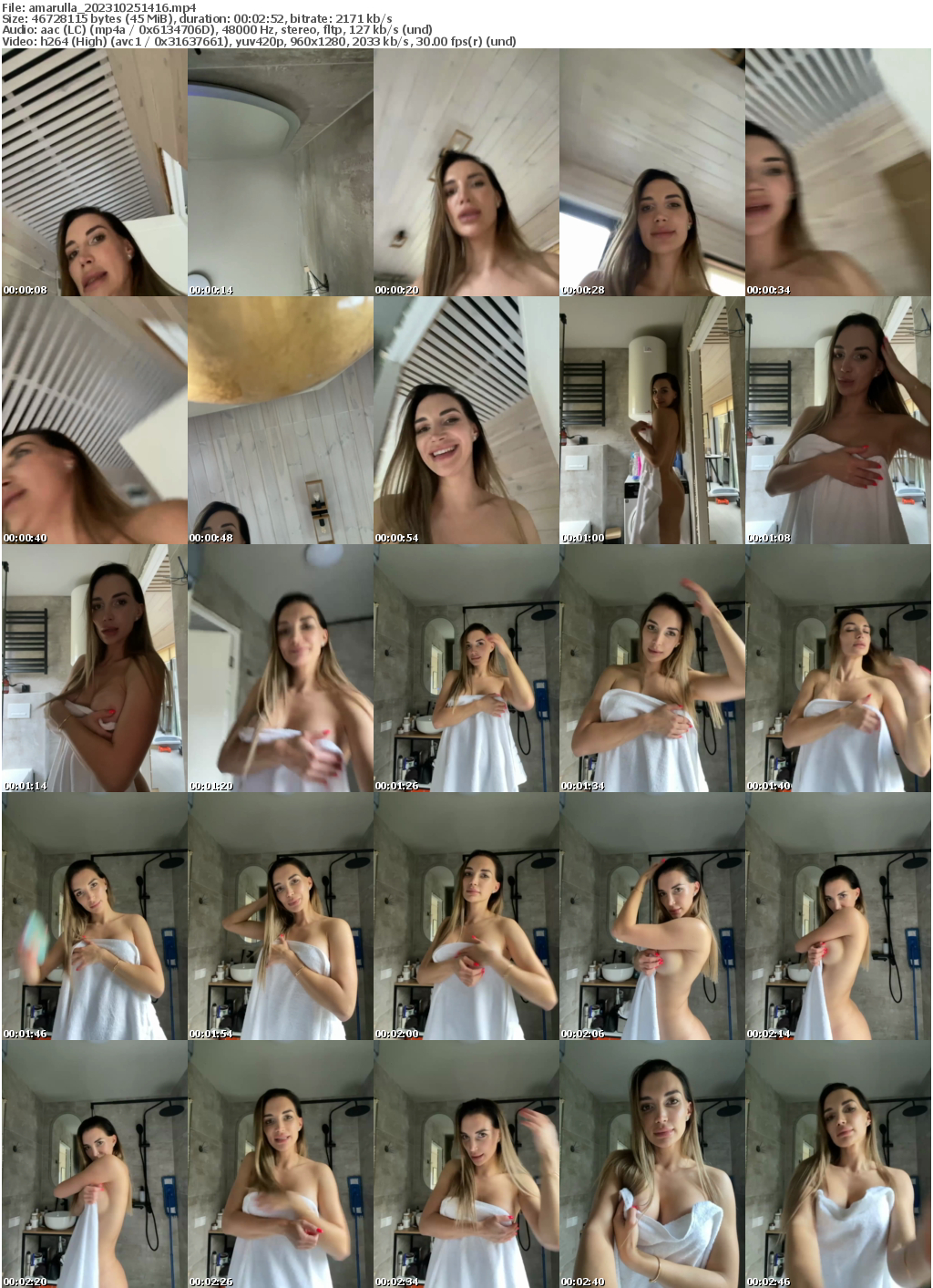 Preview thumb from amarulla on 2023-10-25 @ bongacams