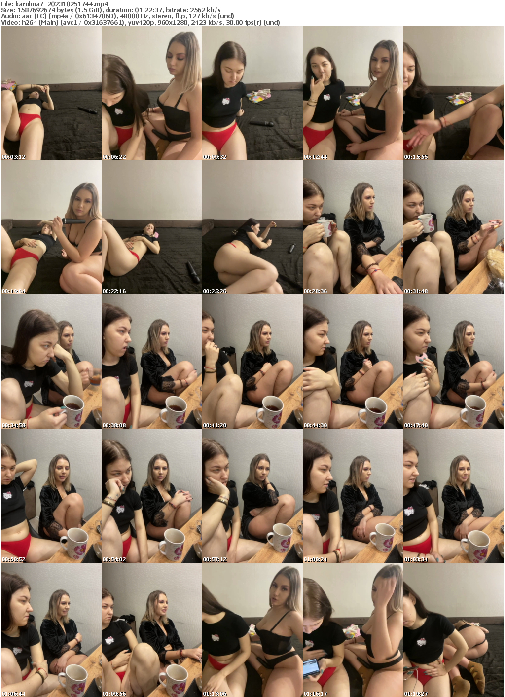 Preview thumb from karolina7 on 2023-10-25 @ bongacams