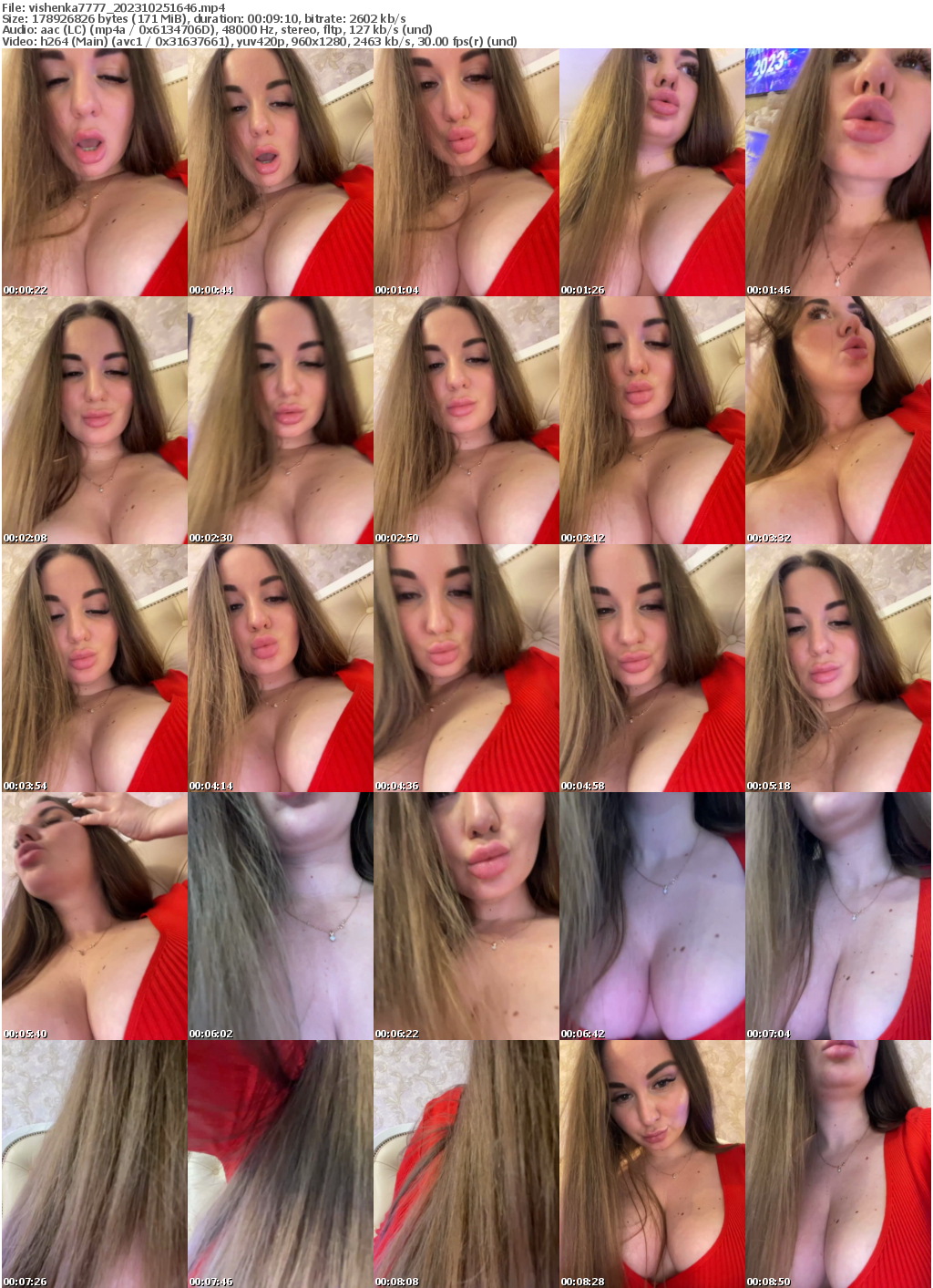 Preview thumb from vishenka7777 on 2023-10-25 @ bongacams