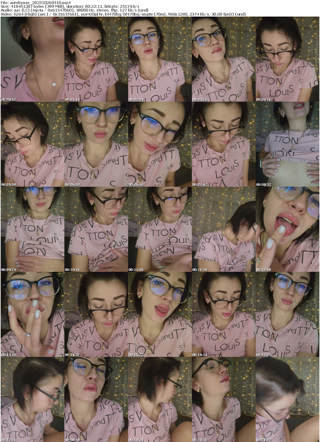 Preview thumb from aureliyxxx on 2023-10-26 @ bongacams