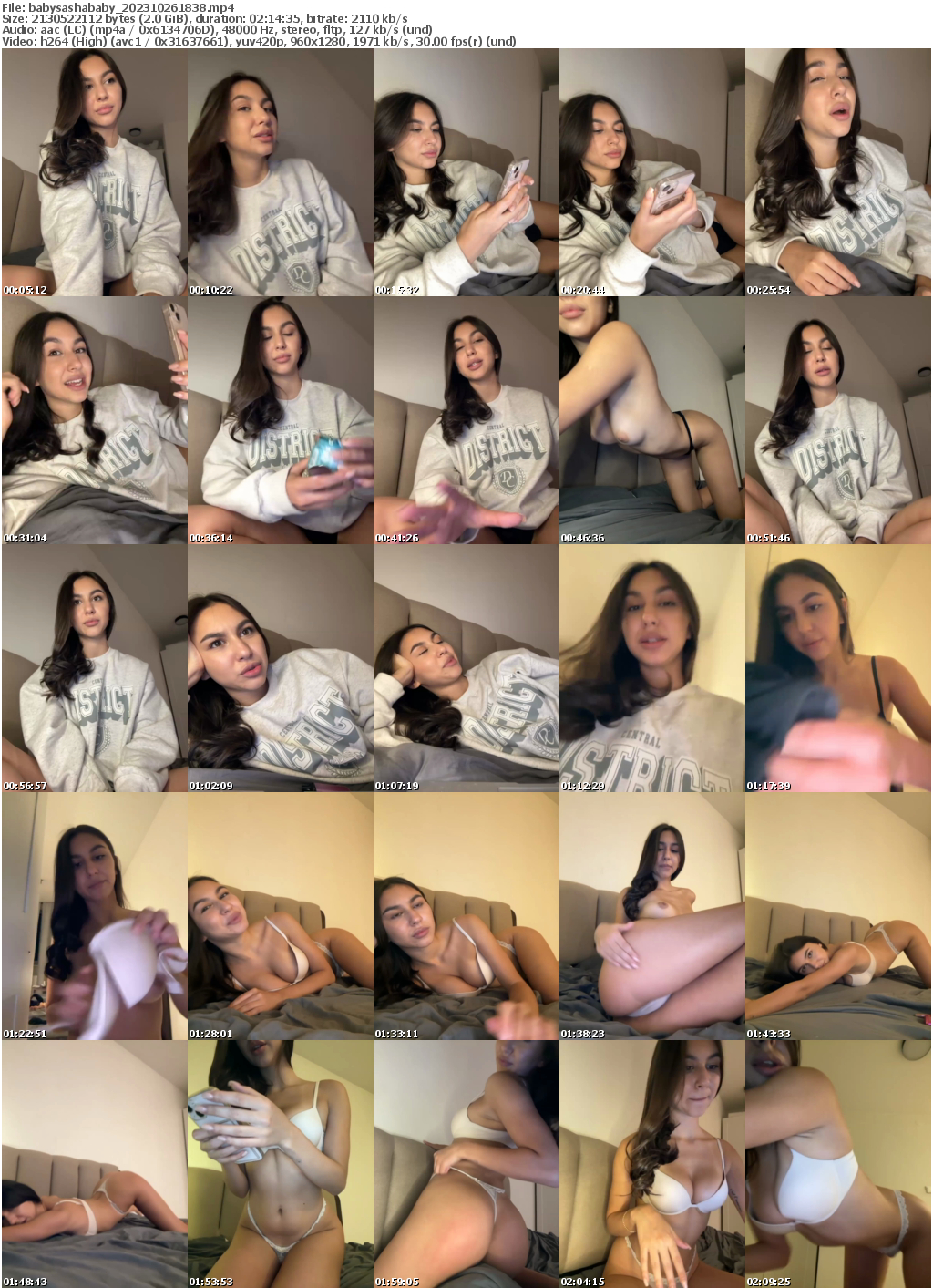 Preview thumb from babysashababy on 2023-10-26 @ bongacams