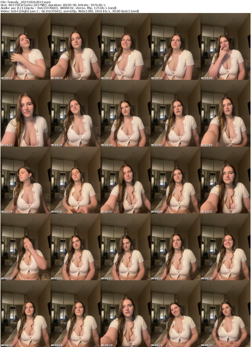 Preview thumb from homely on 2023-10-26 @ bongacams