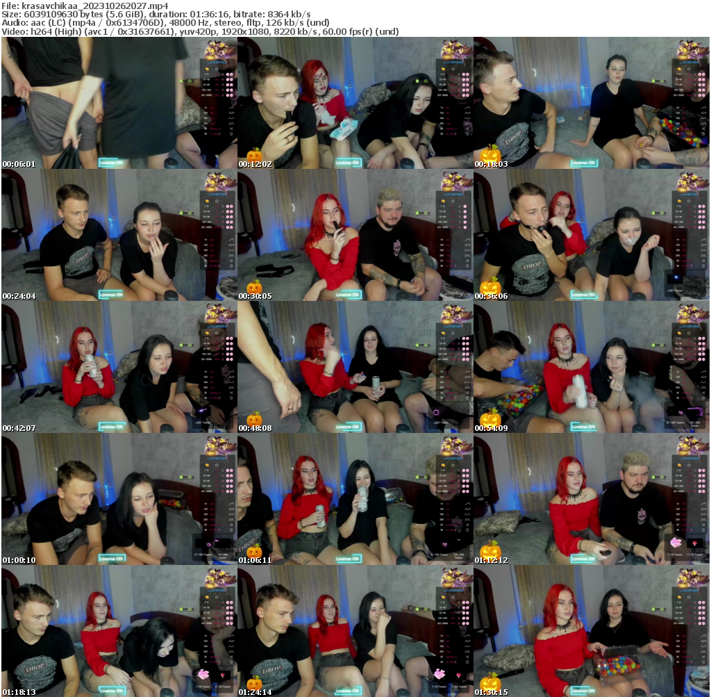 Preview thumb from krasavchikaa on 2023-10-26 @ bongacams