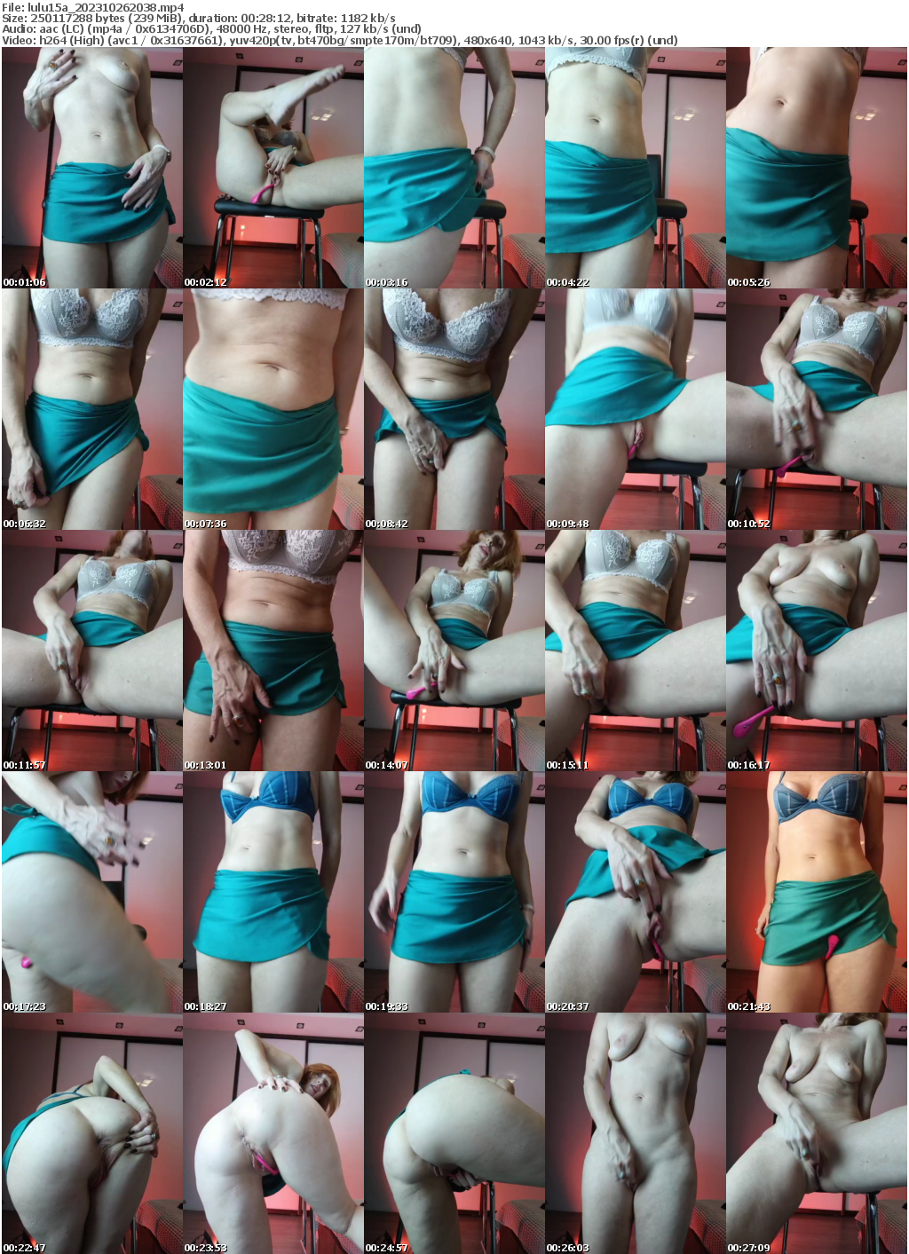 Preview thumb from lulu15a on 2023-10-26 @ bongacams