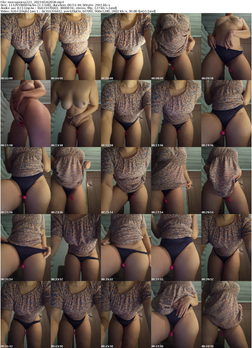 Preview thumb from mussypussy222 on 2023-10-26 @ bongacams