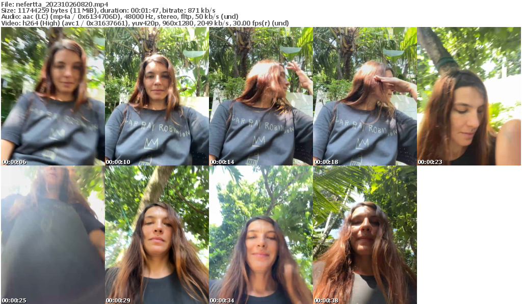 Preview thumb from nefertta on 2023-10-26 @ bongacams