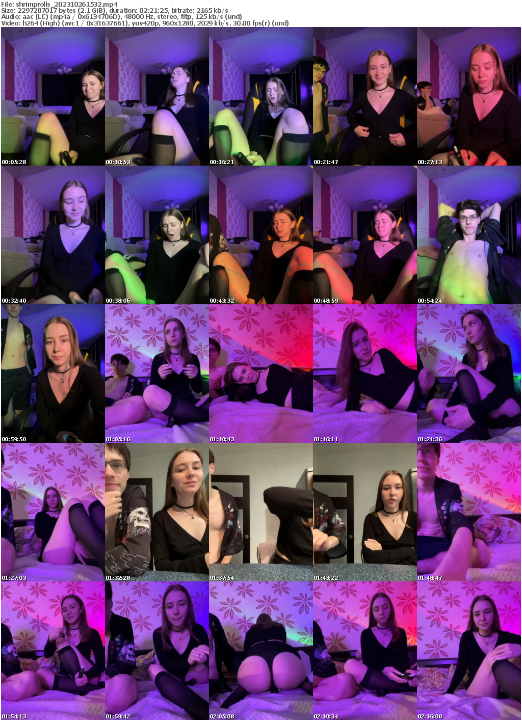 Preview thumb from shrimprolls on 2023-10-26 @ bongacams