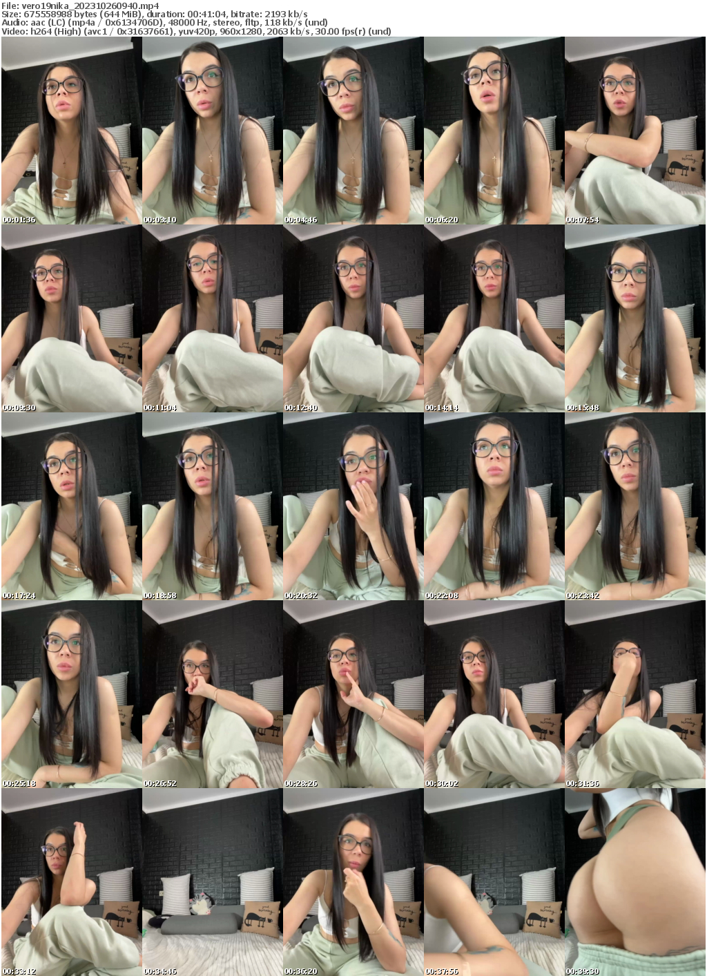 Preview thumb from vero19nika on 2023-10-26 @ bongacams