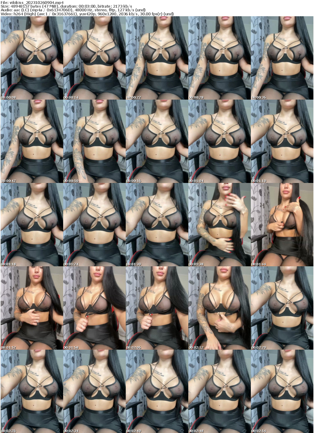 Preview thumb from vikikiss on 2023-10-26 @ bongacams