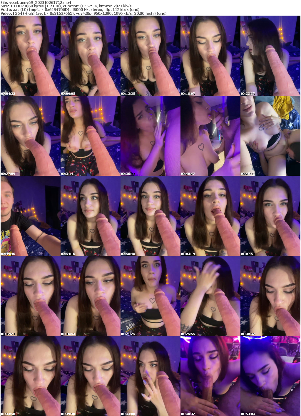 Preview thumb from yourbunny69 on 2023-10-26 @ bongacams